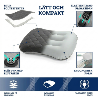 Ultralätt Campingkudde.